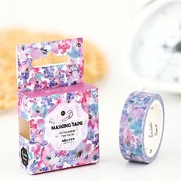 image-15mm X 7m Cute Lotkawaii Flower food animals Decorative Washi Tape DIY Scrapbooking Masking Tape School Office Supply