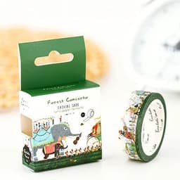 image-15mm X 7m Cute Lotkawaii Flower food animals Decorative Washi Tape DIY Scrapbooking Masking Tape School Office Supply