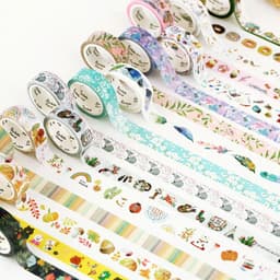 image-15mm X 7m Cute Lotkawaii Flower food animals Decorative Washi Tape DIY Scrapbooking Masking Tape School Office Supply