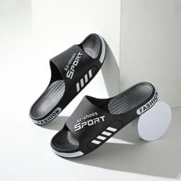 image-Big Size 48 49 Men Outside Slippers Summer Beach Sandals Thick Sole Non-slip Slides Fashion Slides Indoor Casual Bathroom Shoes