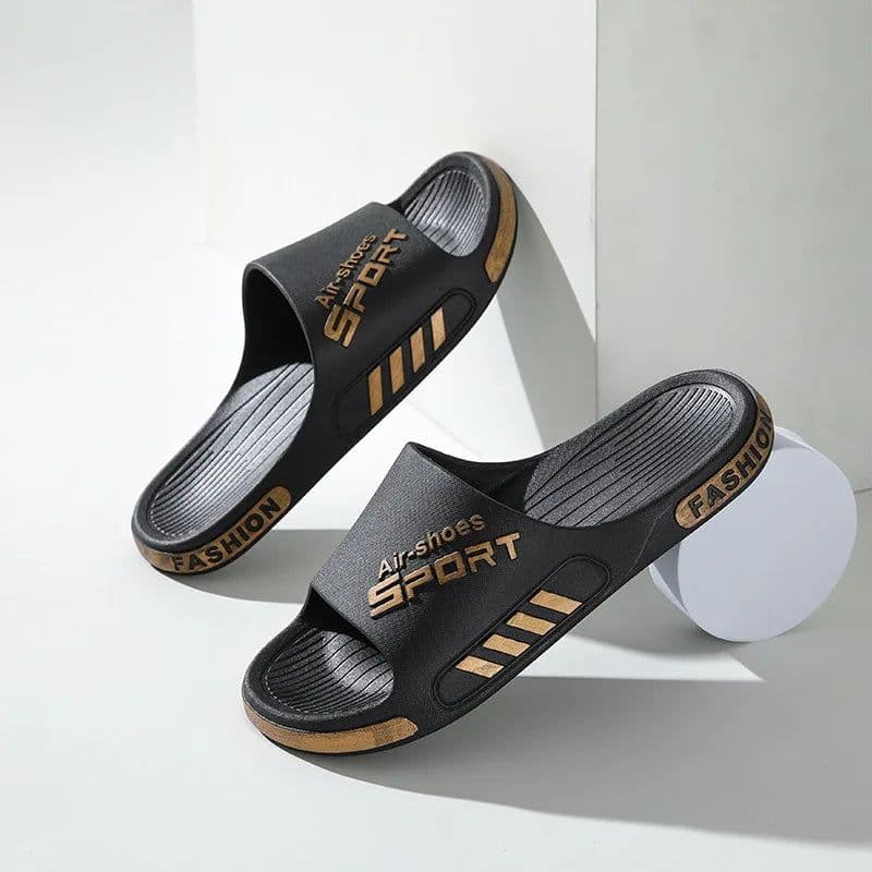 image-Big Size 48 49 Men Outside Slippers Summer Beach Sandals Thick Sole Non-slip Slides Fashion Slides Indoor Casual Bathroom Shoes