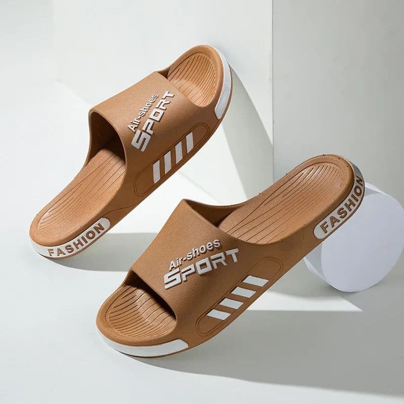 image-Big Size 48 49 Men Outside Slippers Summer Beach Sandals Thick Sole Non-slip Slides Fashion Slides Indoor Casual Bathroom Shoes