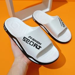 image-Big Size 48 49 Men Outside Slippers Summer Beach Sandals Thick Sole Non-slip Slides Fashion Slides Indoor Casual Bathroom Shoes
