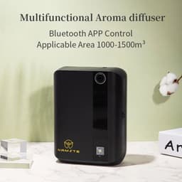 image-1500m³ Bluetooth Diffuser Electric Smell for Home Perfume Essential Oils Air Freshener 500ML Capacity HVAC Fragrance Flavoring