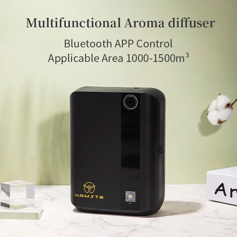 image-1500m³ Bluetooth Diffuser Electric Smell for Home Perfume Essential Oils Air Freshener 500ML Capacity HVAC Fragrance Flavoring