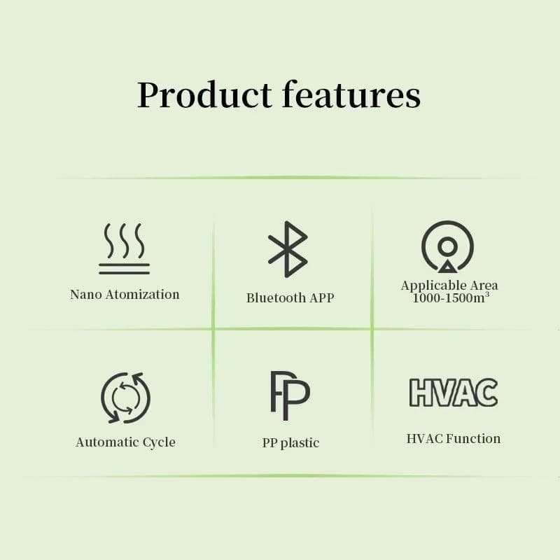 image-1500m³ Bluetooth Diffuser Electric Smell for Home Perfume Essential Oils Air Freshener 500ML Capacity HVAC Fragrance Flavoring
