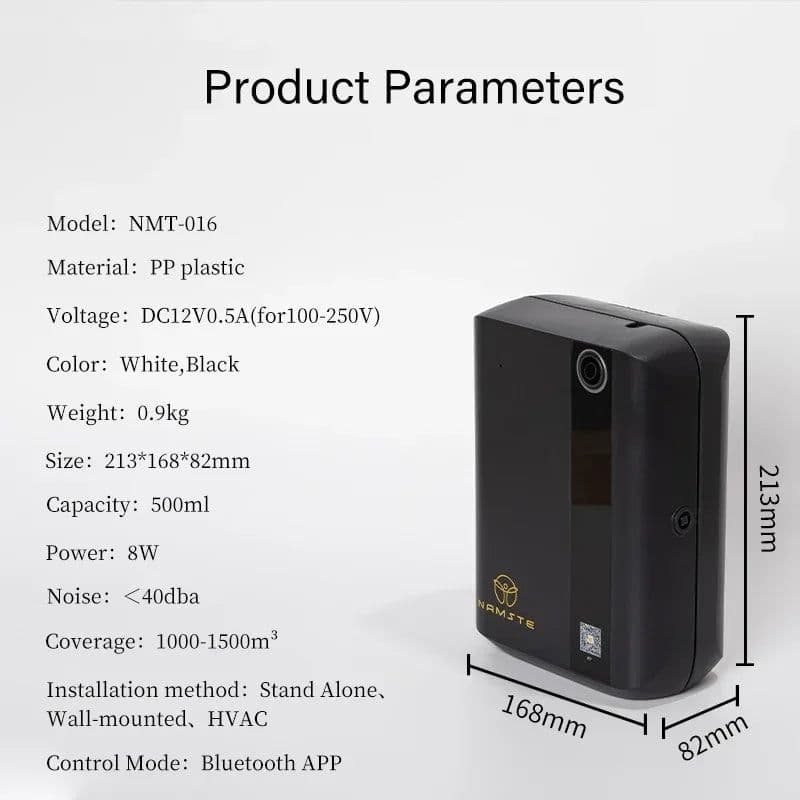 image-1500m³ Bluetooth Diffuser Electric Smell for Home Perfume Essential Oils Air Freshener 500ML Capacity HVAC Fragrance Flavoring