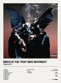image-Utopia Album Cover Poster Hip Hop Singer Star Travis Scott Canvas Painting Prints Wall Picture Bedroom Club Home Decor Fan Gifts