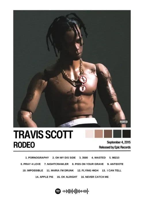 image-Utopia Album Cover Poster Hip Hop Singer Star Travis Scott Canvas Painting Prints Wall Picture Bedroom Club Home Decor Fan Gifts