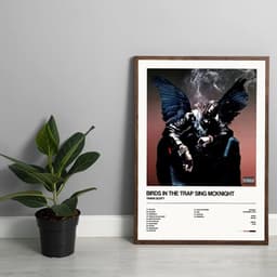 image-Utopia Album Cover Poster Hip Hop Singer Star Travis Scott Canvas Painting Prints Wall Picture Bedroom Club Home Decor Fan Gifts