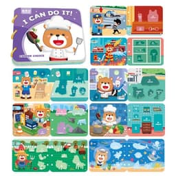 image-Montessori Busy Book Baby Toys Quiet Book Preschool Kids Early Learning Education Cognitive Puzzle Children Sticker Paste Books