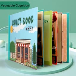 image-Montessori Busy Book Baby Toys Quiet Book Preschool Kids Early Learning Education Cognitive Puzzle Children Sticker Paste Books