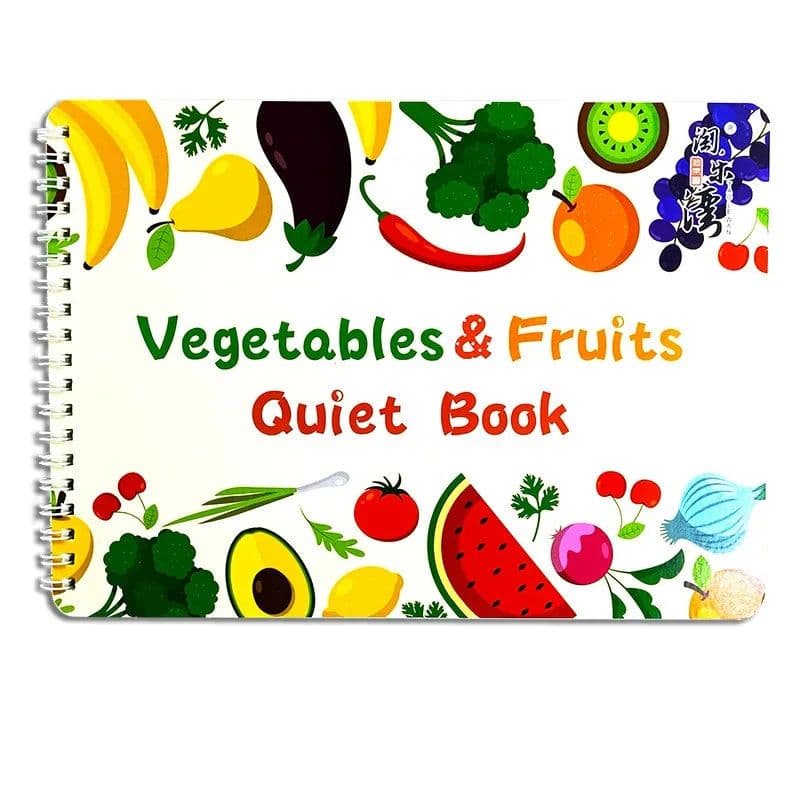 image-Montessori Busy Book Baby Toys Quiet Book Preschool Kids Early Learning Education Cognitive Puzzle Children Sticker Paste Books