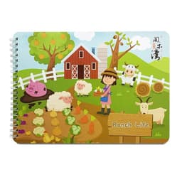 image-Montessori Busy Book Baby Toys Quiet Book Preschool Kids Early Learning Education Cognitive Puzzle Children Sticker Paste Books