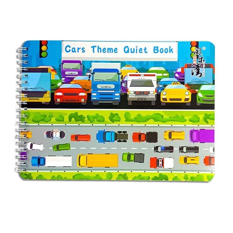 image-Montessori Busy Book Baby Toys Quiet Book Preschool Kids Early Learning Education Cognitive Puzzle Children Sticker Paste Books