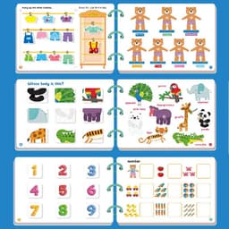 image-Montessori Busy Book Baby Toys Quiet Book Preschool Kids Early Learning Education Cognitive Puzzle Children Sticker Paste Books