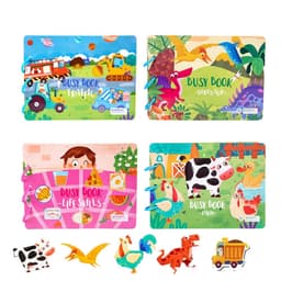 image-Montessori Busy Book Baby Toys Quiet Book Preschool Kids Early Learning Education Cognitive Puzzle Children Sticker Paste Books