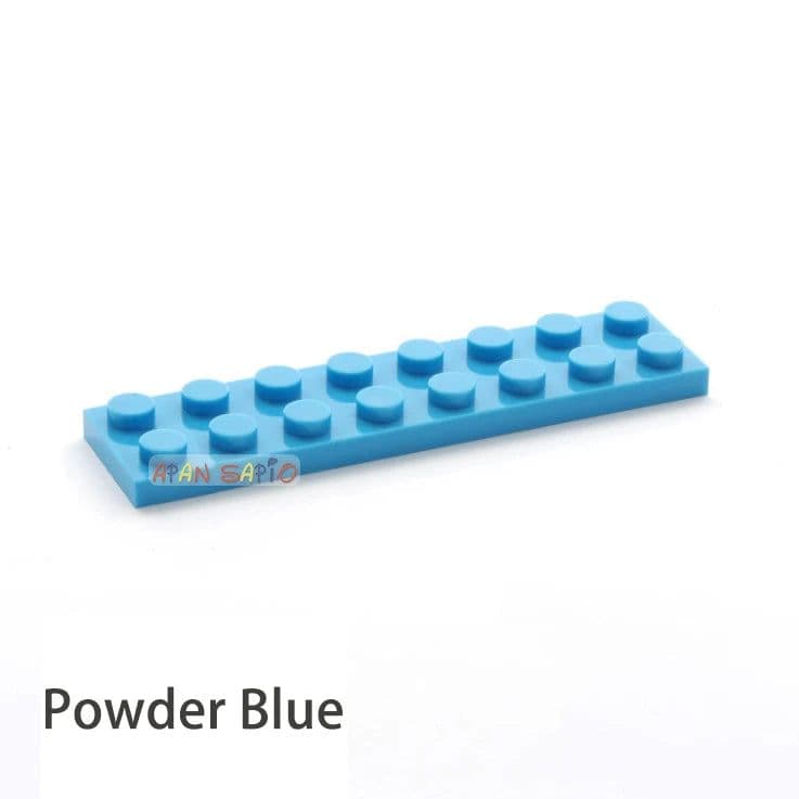 image-40pcs DIY Building Blocks Thin Figures Bricks 2x8 Dots 13Color Educational Creative Size Compatible With 3034 Toys for Children