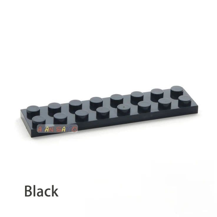 image-40pcs DIY Building Blocks Thin Figures Bricks 2x8 Dots 13Color Educational Creative Size Compatible With 3034 Toys for Children