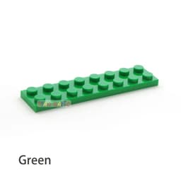 image-40pcs DIY Building Blocks Thin Figures Bricks 2x8 Dots 13Color Educational Creative Size Compatible With 3034 Toys for Children