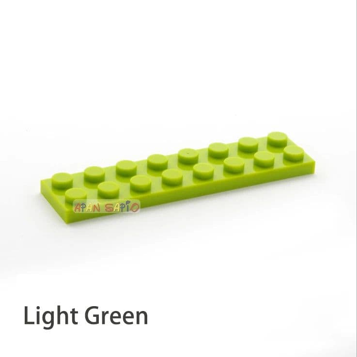 image-40pcs DIY Building Blocks Thin Figures Bricks 2x8 Dots 13Color Educational Creative Size Compatible With 3034 Toys for Children