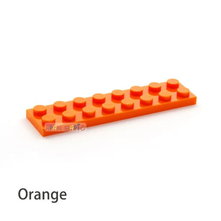 image-40pcs DIY Building Blocks Thin Figures Bricks 2x8 Dots 13Color Educational Creative Size Compatible With 3034 Toys for Children