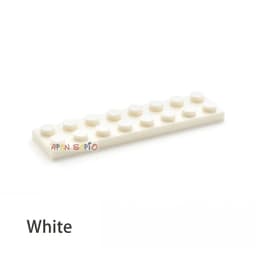 image-40pcs DIY Building Blocks Thin Figures Bricks 2x8 Dots 13Color Educational Creative Size Compatible With 3034 Toys for Children