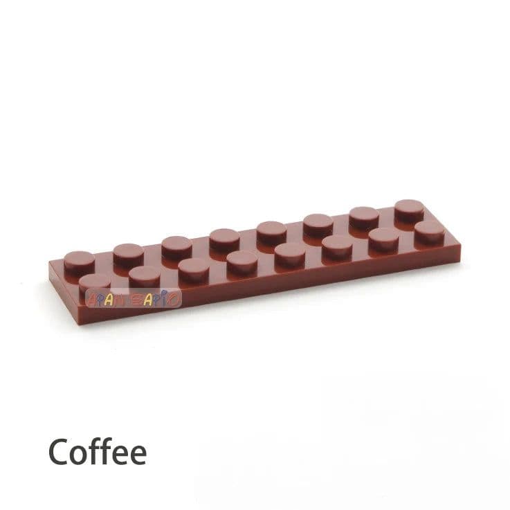 image-40pcs DIY Building Blocks Thin Figures Bricks 2x8 Dots 13Color Educational Creative Size Compatible With 3034 Toys for Children