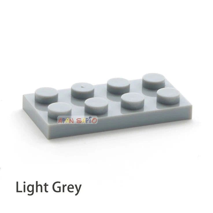 image-60pcs DIY Building Blocks Thin Figure Bricks 2x4Dots Educational Creative Size Compatible With 3020 Plastic Toys for Children