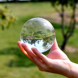 image-40/50/60MM Asia Rare Clear Multicolor K9 Crystal Ball Healing Magic Sphere Photography Props Lensball Living Room Decor Gifts