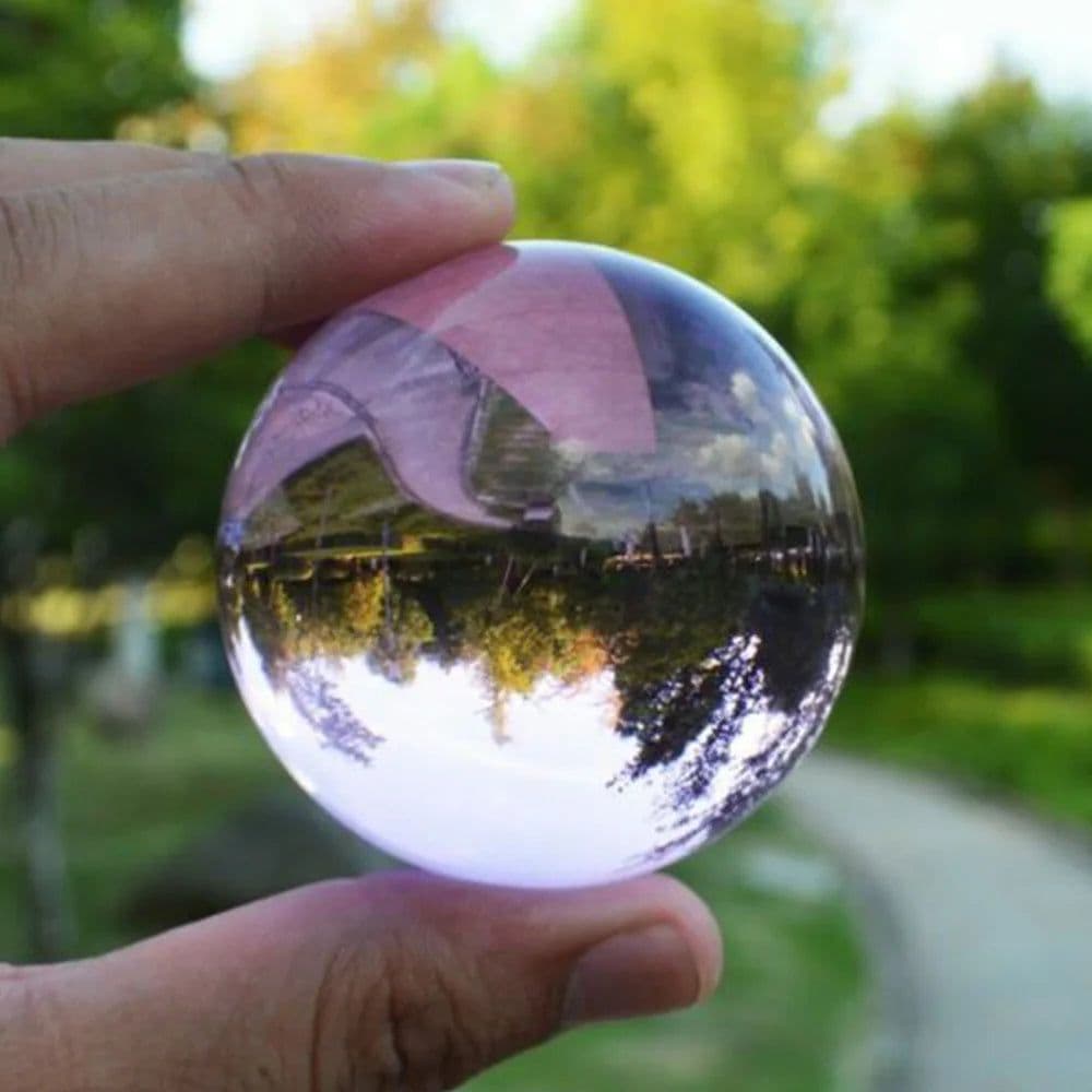 image-40/50/60MM Asia Rare Clear Multicolor K9 Crystal Ball Healing Magic Sphere Photography Props Lensball Living Room Decor Gifts