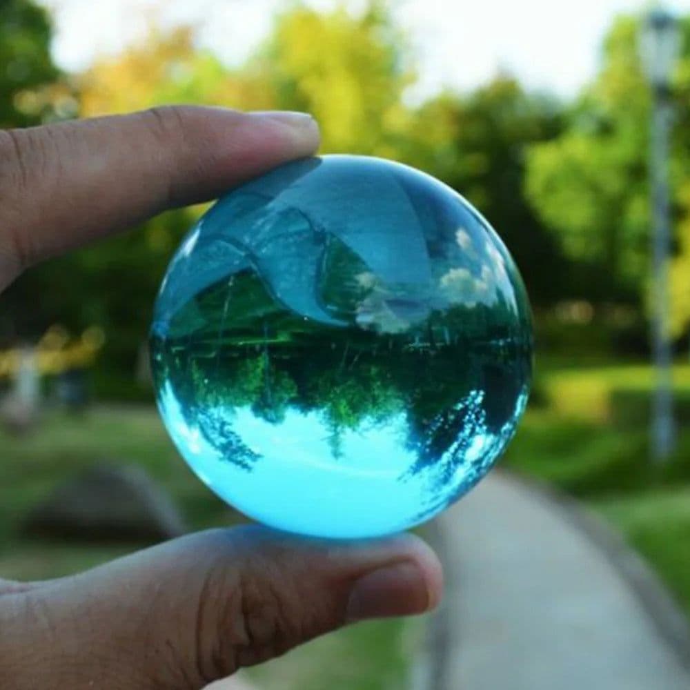 image-40/50/60MM Asia Rare Clear Multicolor K9 Crystal Ball Healing Magic Sphere Photography Props Lensball Living Room Decor Gifts