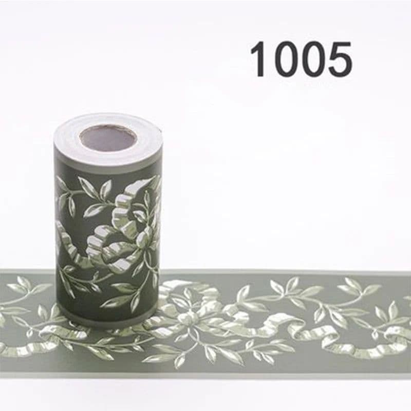 image-10Meters Kid Room Baseboard Wallpaper Kitchen Bathroom Waterproof Waist Line Tile Stickers Self-Adhesive Cartoon Wall Decoration