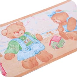 image-10Meters Kid Room Baseboard Wallpaper Kitchen Bathroom Waterproof Waist Line Tile Stickers Self-Adhesive Cartoon Wall Decoration