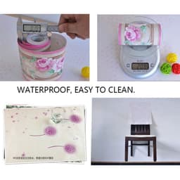 image-10Meters Kid Room Baseboard Wallpaper Kitchen Bathroom Waterproof Waist Line Tile Stickers Self-Adhesive Cartoon Wall Decoration