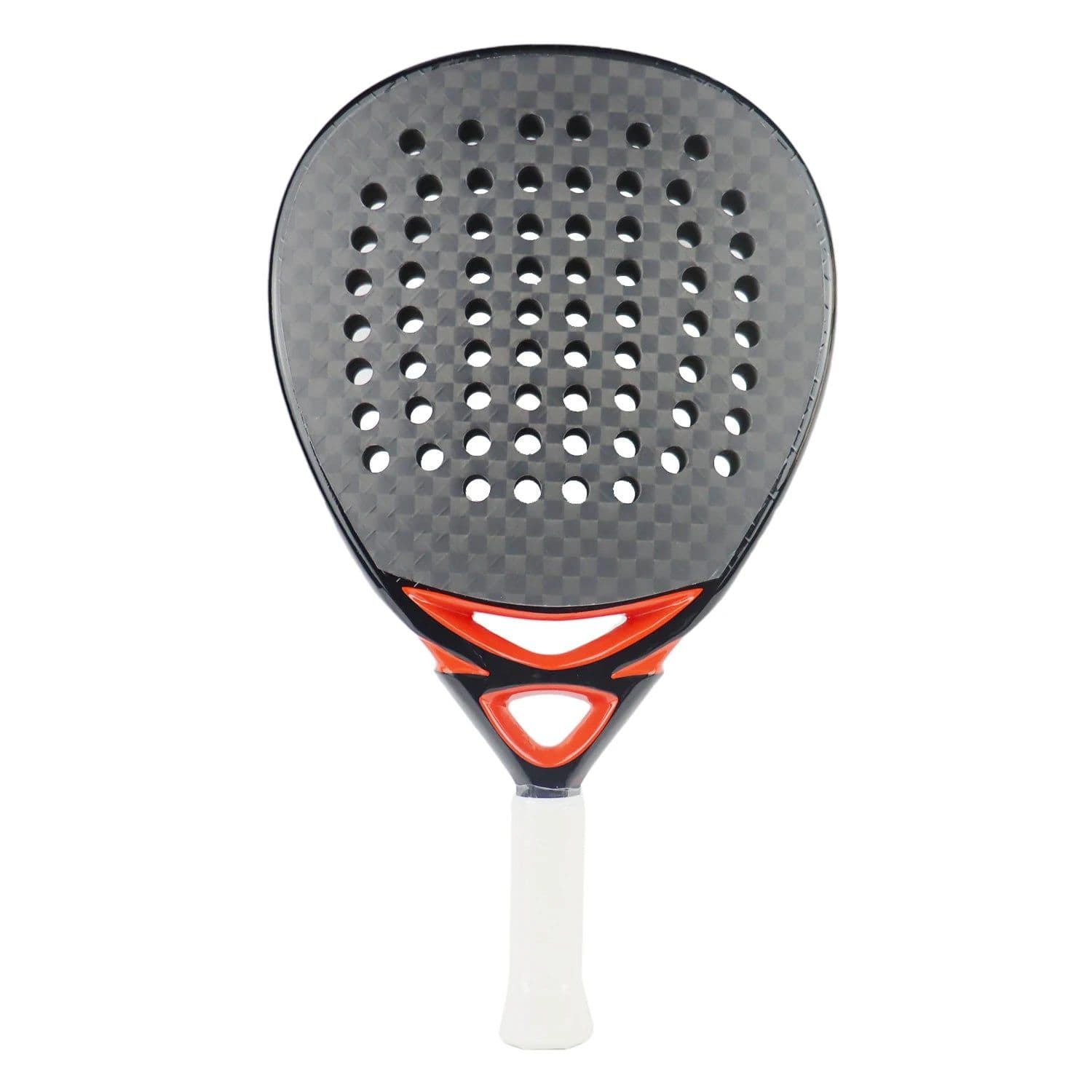 image-AMASPORT Black Padel Racket Full/3K/12K/18K/Kevlar Carbon Fiber Surface EVA Memory Core Paleta De Padel with Air Dynamic Throat