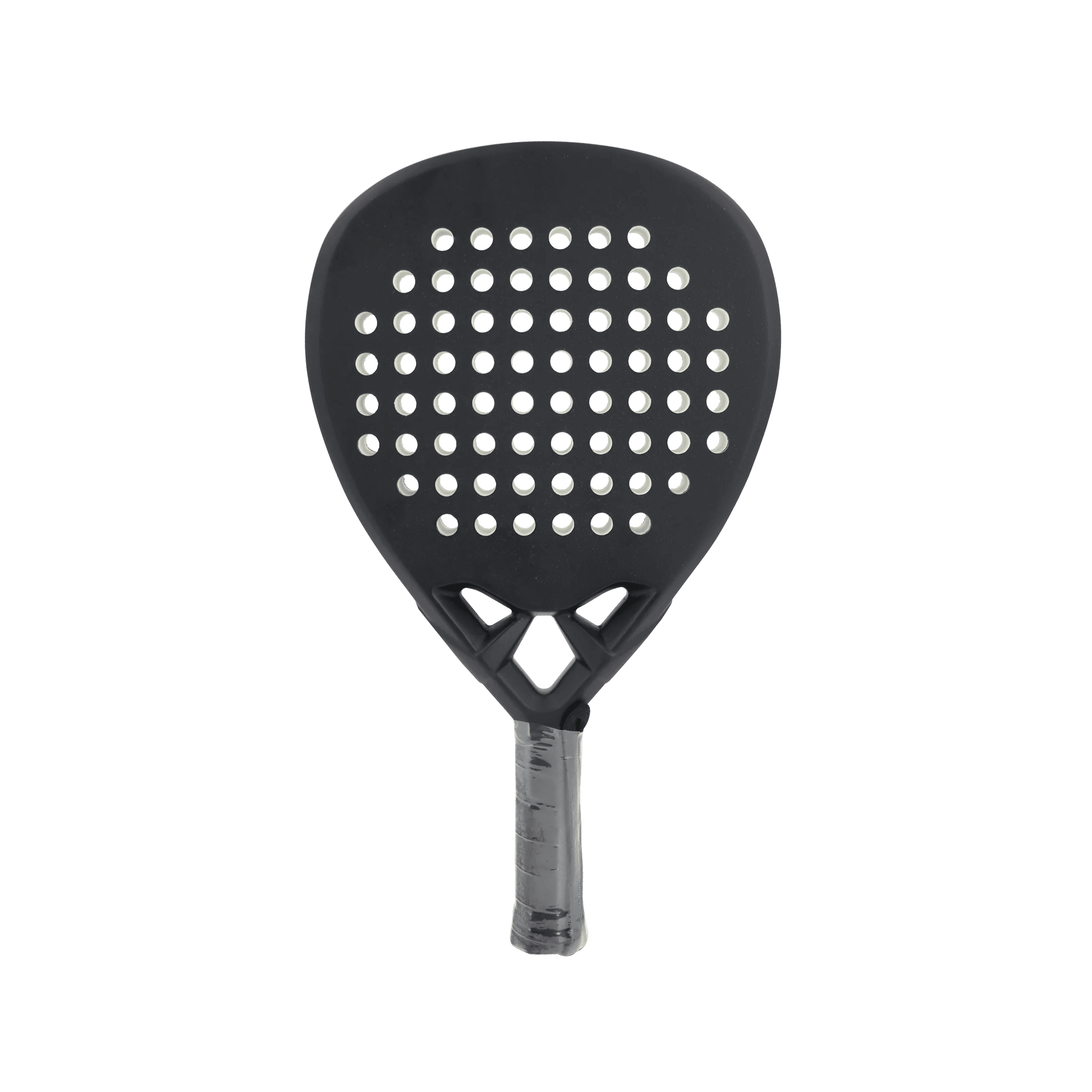 image-AMASPORT Black Padel Racket Full/3K/12K/18K/Kevlar Carbon Fiber Surface EVA Memory Core Paleta De Padel with Air Dynamic Throat