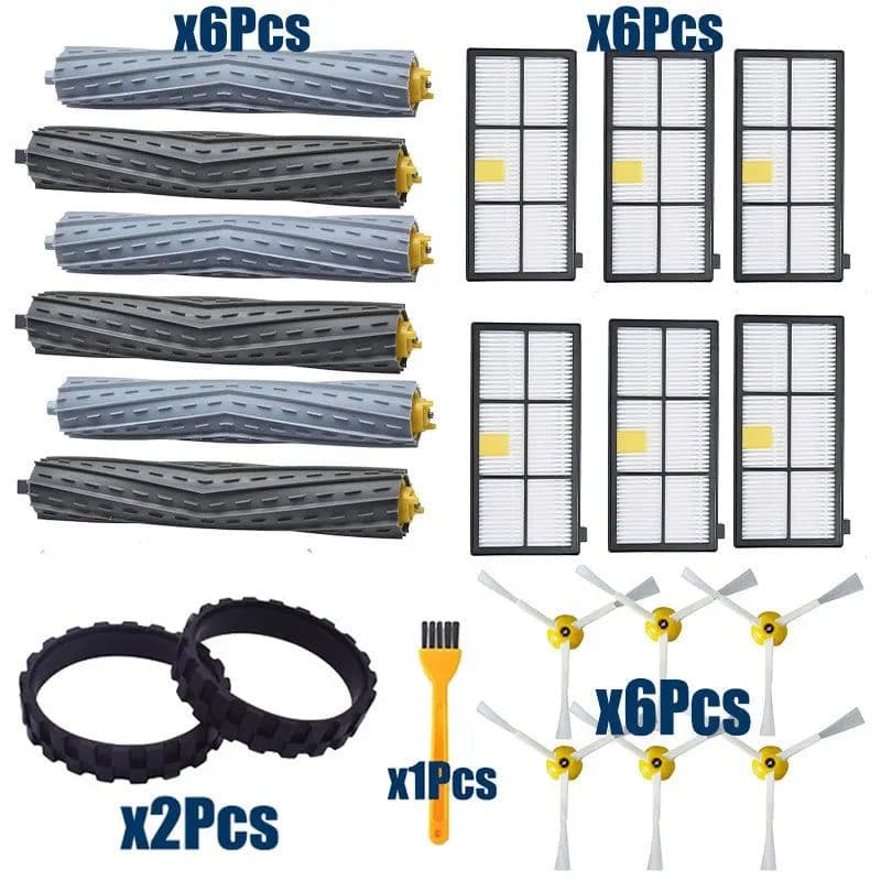 image-Brushes and Filters For iRobot Roomba 860 870 880 890 960 966 980 800 900 Robot Vacuum Cleaner Parts Kit Series Accessories