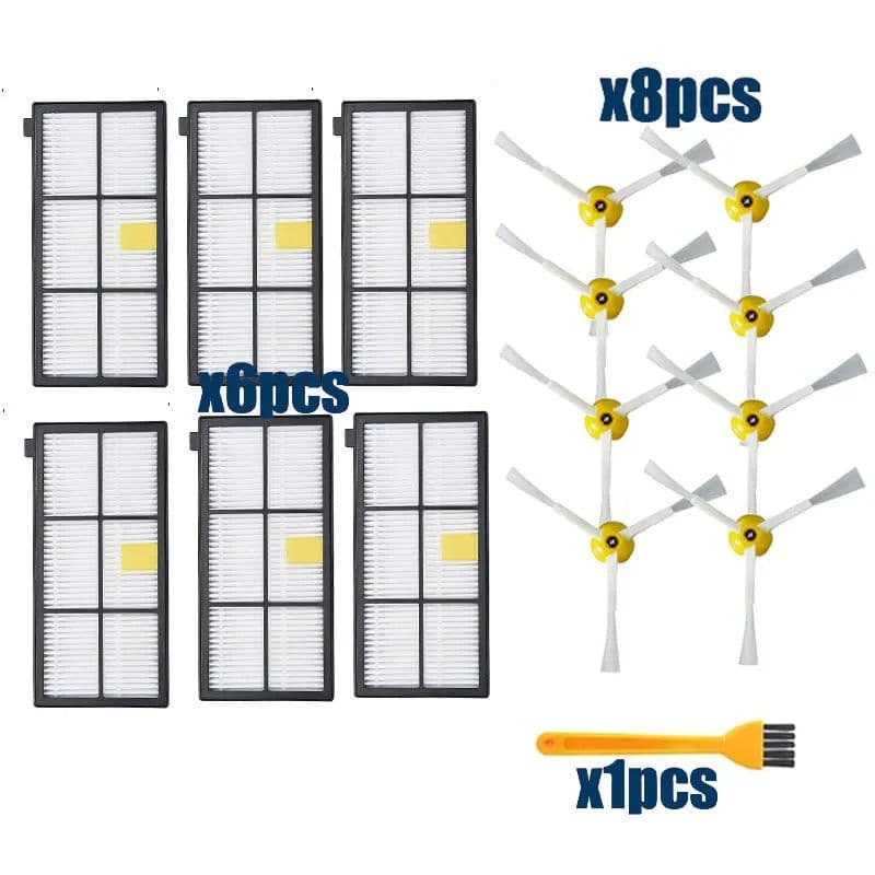 image-Brushes and Filters For iRobot Roomba 860 870 880 890 960 966 980 800 900 Robot Vacuum Cleaner Parts Kit Series Accessories