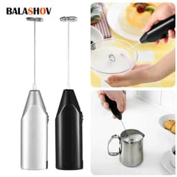 image-Wireless Electric Blender Milk Foamer Coffee Whisk Mixer Egg Beater Mini Frother Handle Stirrer Cappuccino Maker Cooking Tools