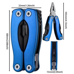image-Outdoor Multitool Pliers Folding Knife Camping Portable Stainless Steel Edc Folding Multifunction Tools Portable Knife Pliers
