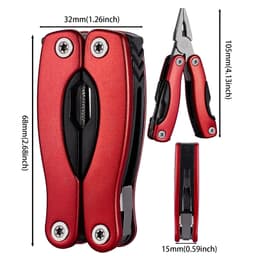 image-Outdoor Multitool Pliers Folding Knife Camping Portable Stainless Steel Edc Folding Multifunction Tools Portable Knife Pliers