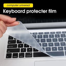 image-Waterproof Laptop Keyboard protective film 14-15 Inch keyboard cover 15.6 17 10 notebook Keyboard cover dustproof film silicone