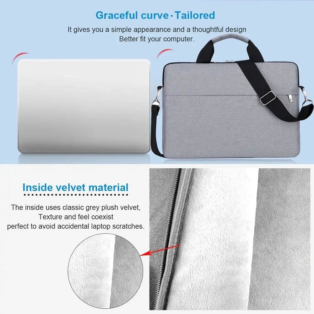 image-Laptop Bag Sleeve Case Shoulder HandBag Notebook Pouch Briefcases 133 14 156 inch For Lenovo HP Huawei Asus Dell Samsung
