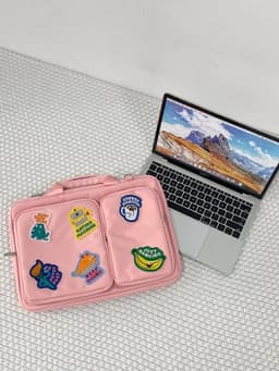 image-13.3 14 15.6 16 Inch Creative Laptop Bag High Capacity Shoulder Handbag For Macbook Air Pro HP Huawei Asus Dell Lenovo ASUS Acer