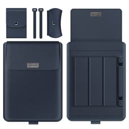 image-Pu Leather Laptop Sleeve Bag Case For Macbook Air Pro 13 14 16 M3 M2 M1 Notebook Cover For Huawei Dell HP ASUS Lenovo 15 17 Inch