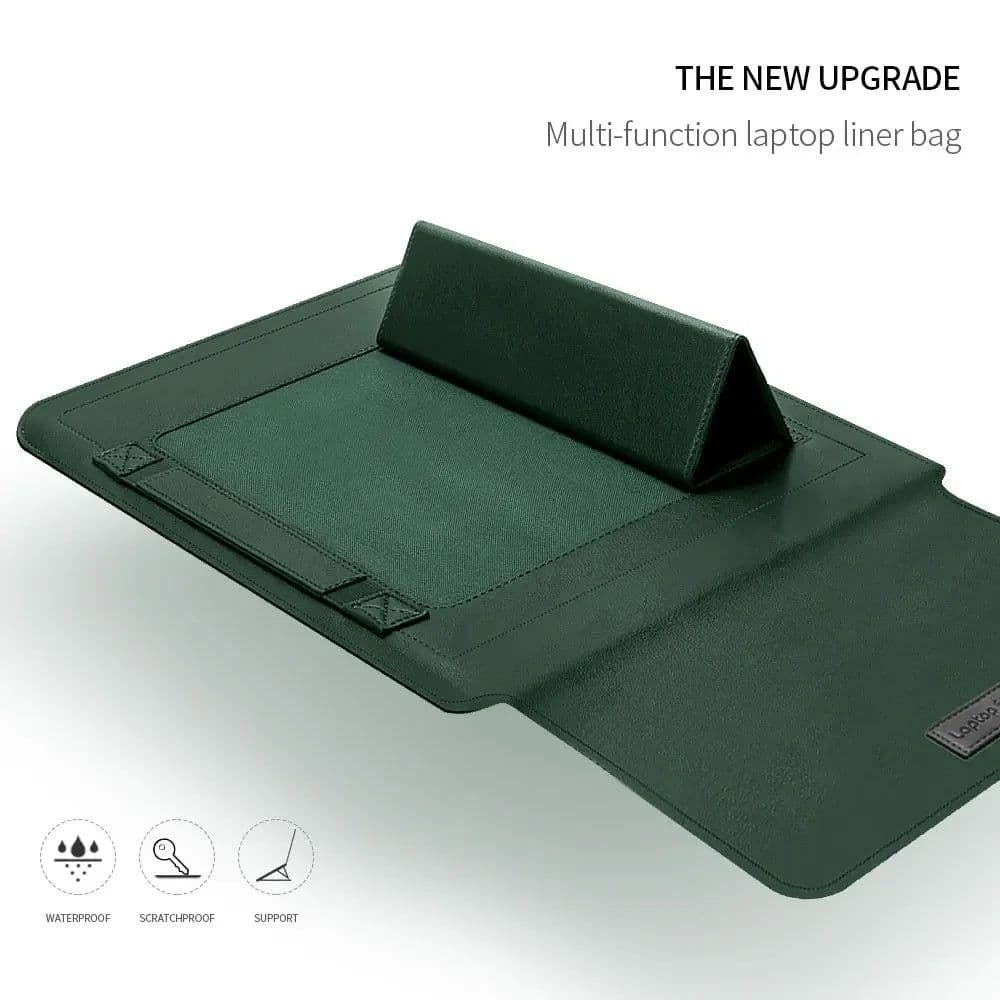 image-Pu Leather Laptop Sleeve Bag Case For Macbook Air Pro 13 14 16 M3 M2 M1 Notebook Cover For Huawei Dell HP ASUS Lenovo 15 17 Inch