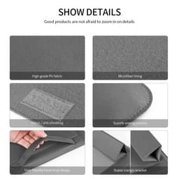 image-Pu Leather Laptop Sleeve Bag Case For Macbook Air Pro 13 14 16 M3 M2 M1 Notebook Cover For Huawei Dell HP ASUS Lenovo 15 17 Inch