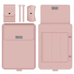 image-Pu Leather Laptop Sleeve Bag Case For Macbook Air Pro 13 14 16 M3 M2 M1 Notebook Cover For Huawei Dell HP ASUS Lenovo 15 17 Inch