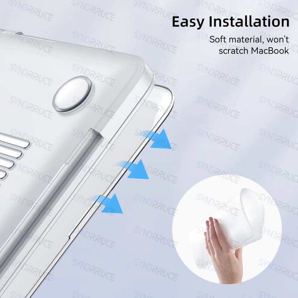 image-Laptop Case for MacBook Pro 14.2 A2442 A2779 Pro 15.4 16 16.2 Mac book Air 13.3 M2 13.6 A2681 TPU Soft Cover Bag accessories